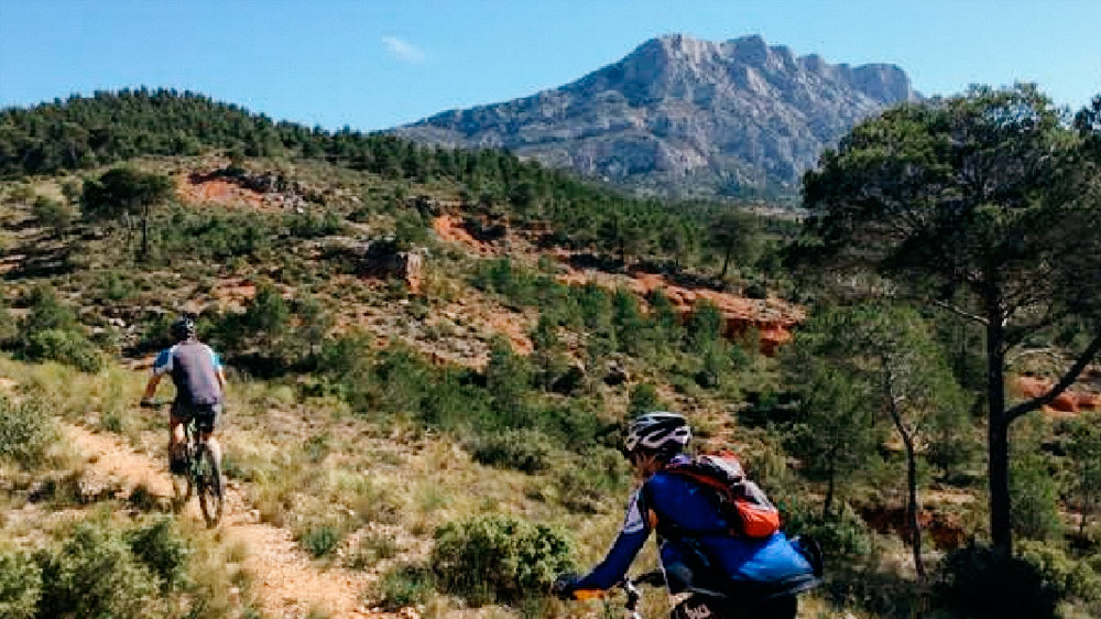 Rallye VTT AE sur la Sainte Victoire, Aix en Provence
