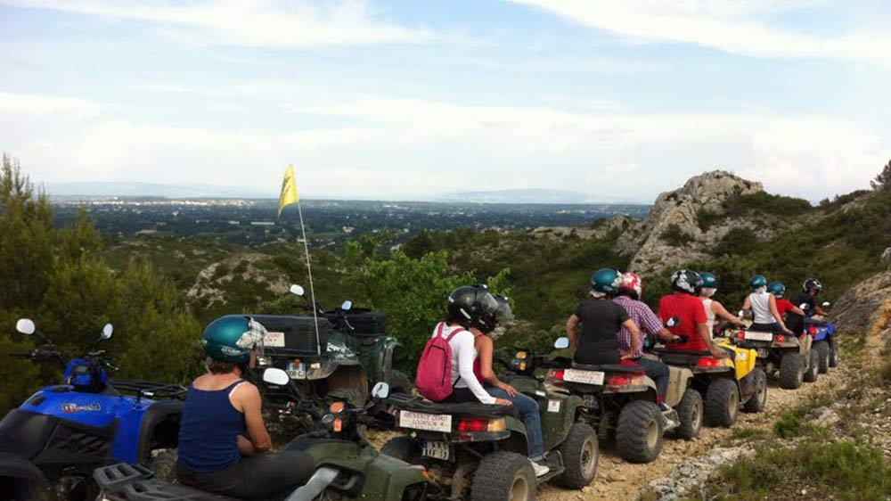 Team building Quad proche Avignon