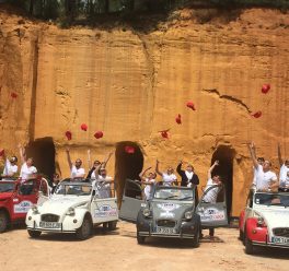 Team building rallye 2cv en Provence