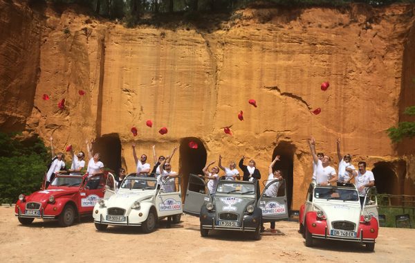 Team building rallye 2cv en Provence