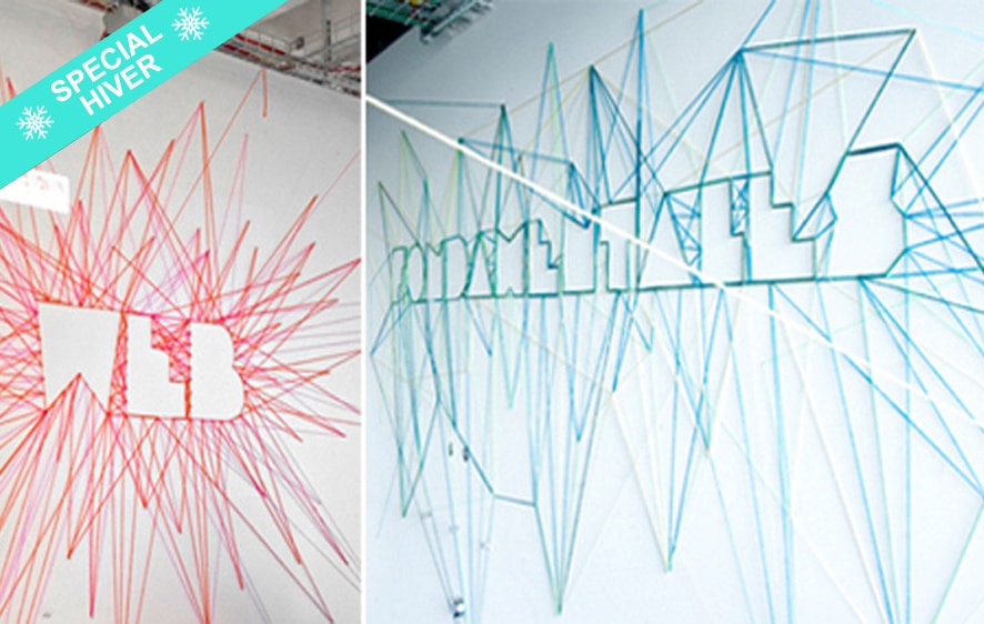 Animation de soirée fresque collective « String Art »