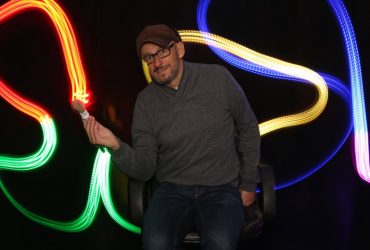 Animation soirée entreprise Light painting