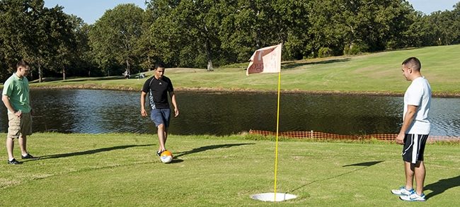 team building foot golf