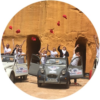 team building en 2cv en Provence