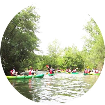 team building Kayak en Provence à l'Isle sur Sorgue