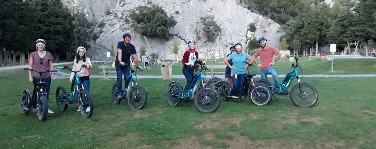 animation séminaire entreprise team building petit groupe trottinette électrique 